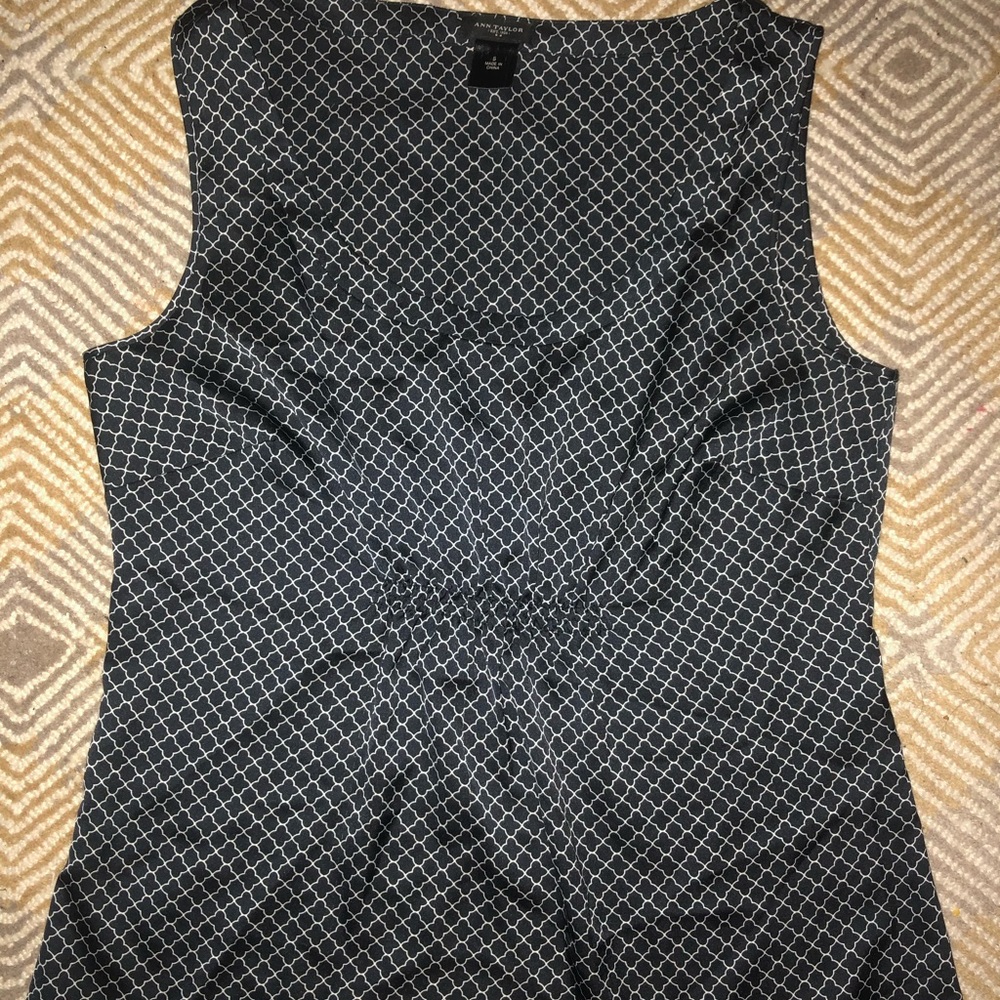 Ann Taylor  sleeveless silk blouse